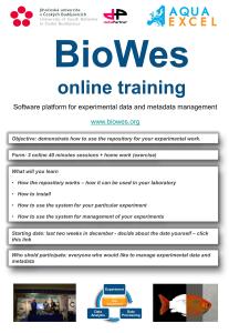 BioWes Training JPEG